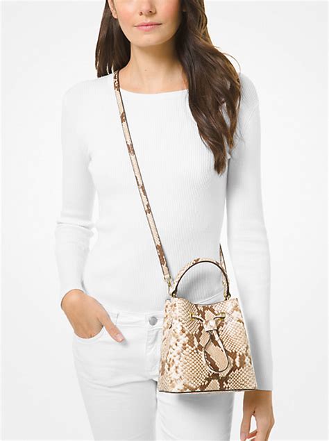 MICHAEL MICHAEL KORS Suri Small Python Embossed 